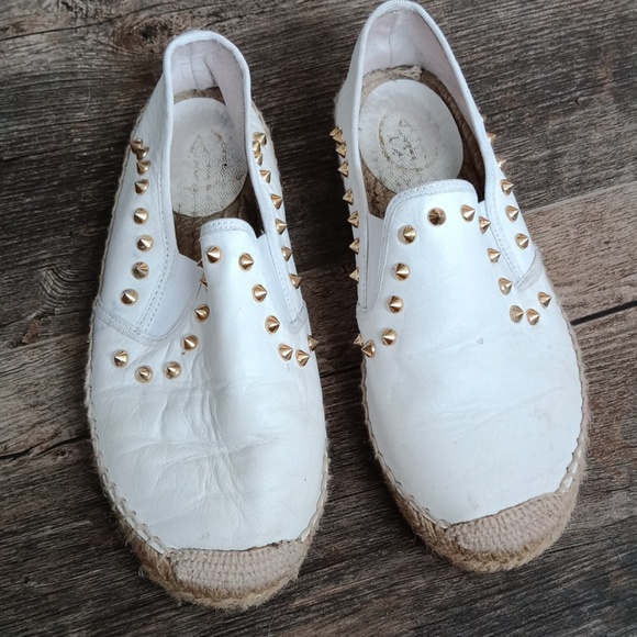 Ash Shoes - ASH white leather loafers